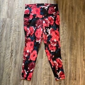 Livi Active Floral 7/8 Legging with Pockets